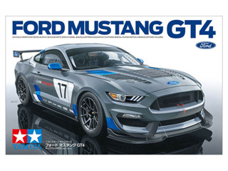 田宮拼裝汽車模型1/24 福特野馬 FORD MUSTANG GT4賽車 24354