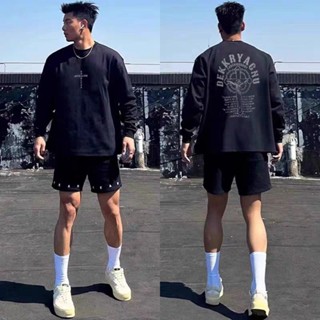 現貨速發#長袖t恤 男休閒上衣 男士春夏上衣