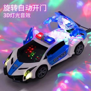 兒童玩具車 電動跳舞變形萬向旋轉警車 男孩玩具 兒童小汽車 玩具車 模型 兒童玩具車 玩具車 嬰兒玩具車 小孩玩具