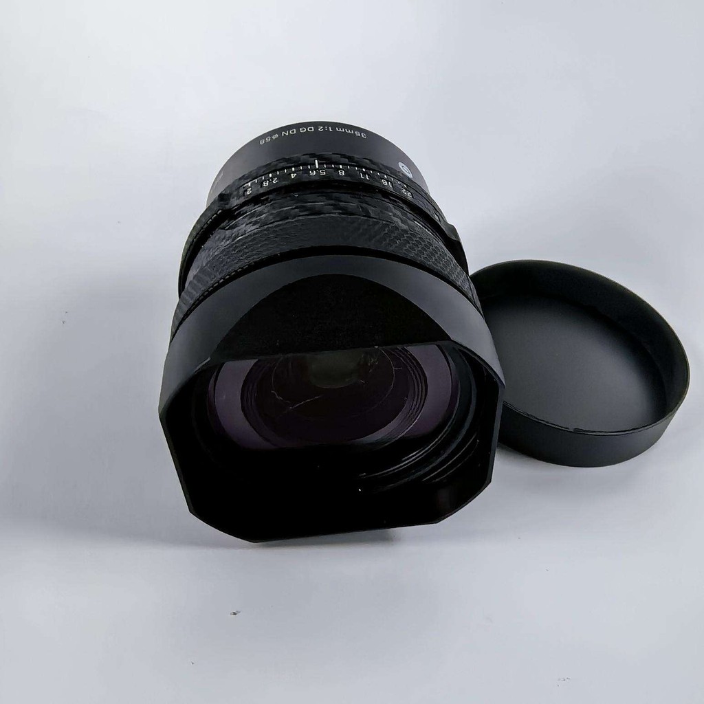 金屬適用於Sigma適馬35mm 50mm F2 DG DN 35/F2鏡頭遮光罩