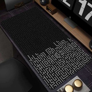遊戲滑鼠墊藝術橡膠滑鼠墊辦公防滑大號滑鼠墊簡約線條電腦桌墊高畫質列印遊戲鍵盤墊
