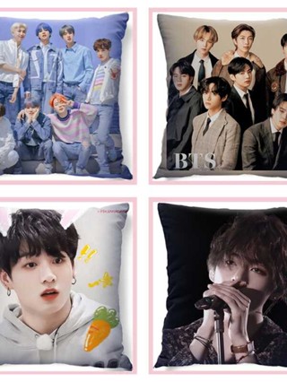 BTS抱枕 BTS周邊 明星應援物 BTS防彈少年團抱枕金泰亨田國周邊明星同款diy粉絲應援靠枕 aa3