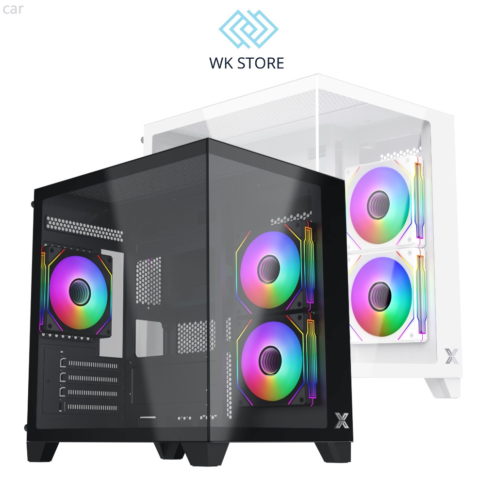 ♞Xigmatek AQUA M NANO 3GF M-ATX 電腦機箱 03 XIGMATEK G20F FAN 可選