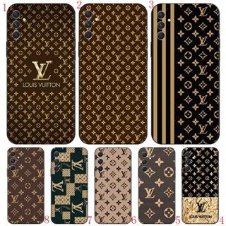 SAMSUNG 時尚 LV 品牌設計手機殼適用於三星 S6 S7 S8 S9 Edge Plus TPU 保護殼外殼塑膠