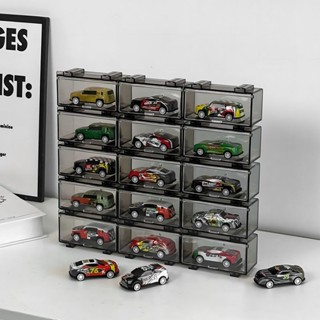 風火輪收納盒 1:64 Domeka 合金汽車模型 TOMICA 兒童玩具透明展示架