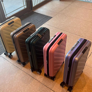 糖果色擴充套件拉鍊輕便個性行李箱可摺疊好收納旅行箱20寸登機拉桿箱