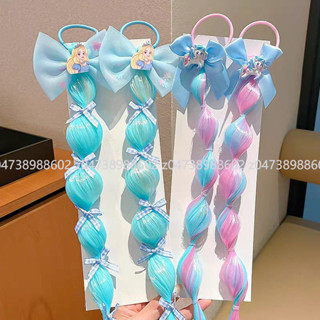 【店鋪熱賣】小馬寶莉兒童假髮辮麻花辮女童發圈蝴蝶結皮筋女孩泡泡辮紮頭髮繩髮夾發圈發箍假髮魚尾夾發飾發帶抓