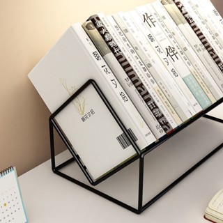 「桌面書架書立」 【小體積大容量】桌面書架書桌收納置物架簡約小型書本桌上簡易收納架學生兒童書櫃 書架收納架 書架 書架