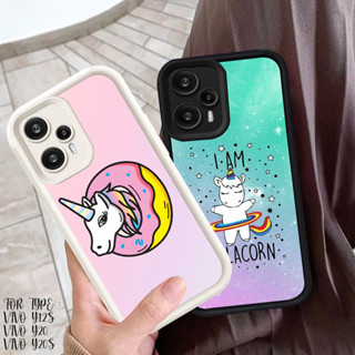 XIAOMI R-30 可愛獨角獸保護殼軟殼適用於小米 POCO F5 X5 Redmi Turbo 3 F6 13 5