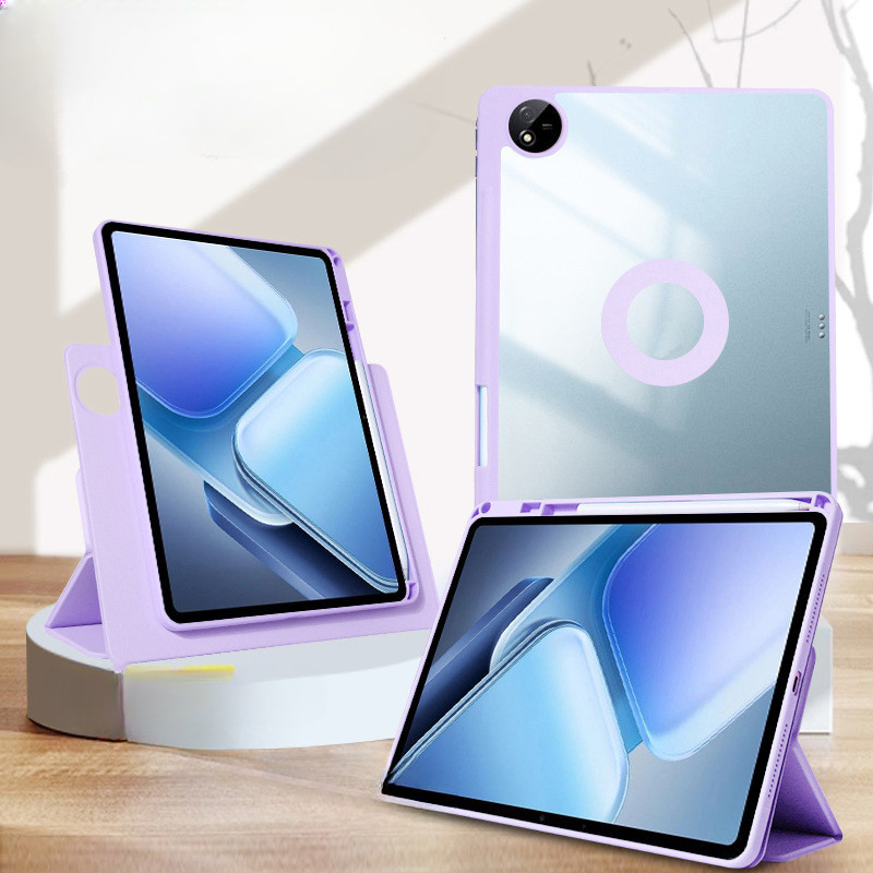 適用於 Vivo Pad 3 iQOO Pad2 Pro iQOO Pad2 Pad3 Pro 強力磁性配件超薄三折支架