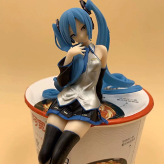 初音未來手辦 miku蝴蝶美少女跪姿動漫二次元機箱車用擺件模型禮物