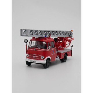 Ixo 1:43 Mercedes-Benz L319賓士消防車雲梯合金汽車模型金屬玩 絕版模型