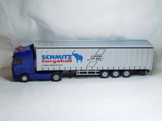IXO 1:43 BENZ ACTROS 賓士運輸車拖頭貨櫃集裝箱模型