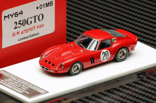 SCM In Stock MY64限量版1:64樹脂車模Ferrari法拉利250GTO汽車模型1962