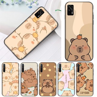 水豚可愛設計手機殼適用於 OPPO realme note 60 60X C61 C63 50 C51S TPU 保護殼