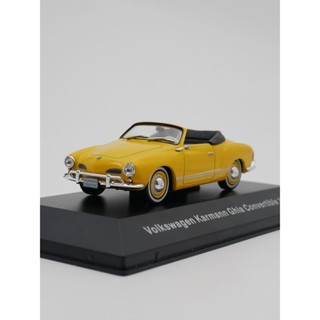 ixo 1:43 Volkswagen Karmann Ghia 1960大眾合金汽車模型玩具車 絕版模型