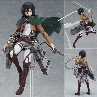 進擊的巨人figma 隊長利維艾倫三笠聯名可動配件模型