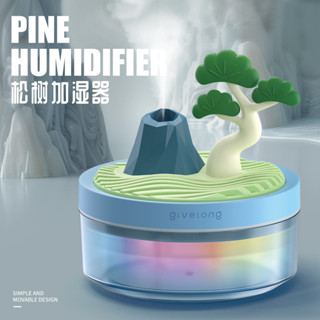 花朵空氣加濕器小型噴霧補水家用臥室桌面便攜車載USB香薰機