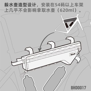 ♞,♘,♙Rhinowalk Wilderness 系列-多功能自行車車架包騎行收納包(2.4L) 請選擇宅配