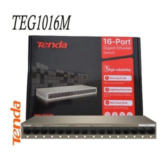 ♞Tenda Tent TEG1016M 開關集線器 16口千兆