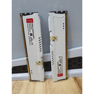♞,♘,♙,,,,金士頓 8G DDR3 匯流排 1600 Hyper Fury White Ram 白色紅色適用於 PC