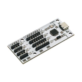 ♞,♘,丟石頭USB轉8路TTL串列埠模組 CH348獨立通訊控制 帶杜邦線 USB線 Type-C介面