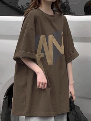 大尺碼女裝 短袖上衣 短袖t恤女 夏季特大碼300斤肥胖mm顯瘦短袖女t恤上衣遮肚子寬松體恤半袖洋氣