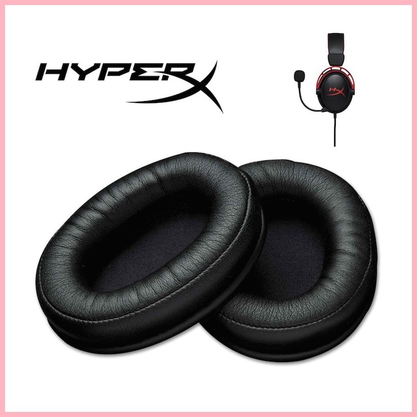 ♞HyperX Cloud Alpha 替換耳罩 適用於金士頓Cloud Alpha遊戲耳機罩 專業電競耳機配件 一對裝