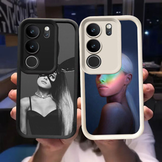 O-40 Ariana Grande 手機殼適用於 VIVO V40 Y300 Y19S Lite Pro 5G 黑白