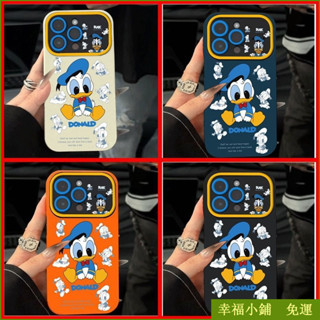 熱銷 大視窗卡通唐老鴨手機殼 iphone 15 14 13 12 11 Pro Max防摔7p/8plus xr x