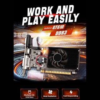 ※鼎譽優選※ ♞,♘,Gt610 顯示卡 DDR3 True 2GB 810MHZ 電腦顯示卡 PCI-E 16X HDMI
