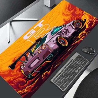 跑車鼠標遊戲鼠標 Surface 適用於電腦滑鼠墊大桌面配件 Diy 遊戲電腦遊戲桌墊 Xxl 地毯