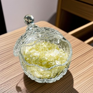 新款 收納盒 禮盒 天然紫白粉黃水晶碎石擺件手鍊消磁石飾品容器收納盒器皿消磁碗