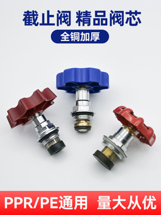 冷氣配件 零件 工具- ppr截止閥閥芯全銅加厚pe升降式水閥開關閘閥4分20 25 32 40 50