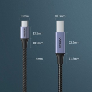 ※鼎譽優選※ ♞,♘,♙,,新到貨 Ugreen Type-C / USB-C 轉 Type-B 列印機尼龍編織連線資料