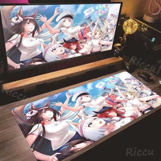 動漫碧藍航線鍵盤桌墊滑鼠地毯遊戲櫃鼠標墊遊戲配件墊墊 Pc Xxl 動漫大型電腦