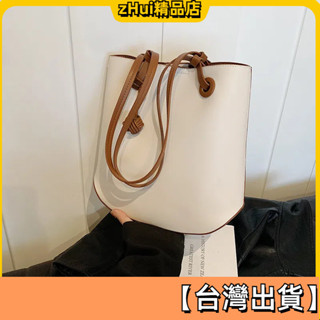 側背水桶包🎀側揹包 斜揹包 肩揹包 後揹包包 水桶包 托特包 高階感大容量包包女 2025新款時尚通勤單肩包秋冬季手提