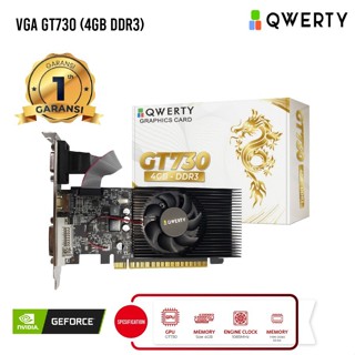 ♞,♘Vga QWERTY GT730 4GB DDR3 128BIT GEFORCE NVIDIA