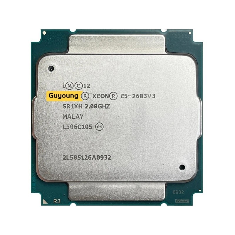 ,至強 E5-2683 v3 E5 2683 v3 E5 2683v3 2.0 GHz 二手十四核 35M 1