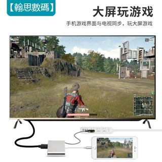 ※鼎譽優選※ ♞,【翰思數碼】iPad/iPhone轉hdmi+vga轉接線 蘋果手機連線高畫質電視投影儀連接線