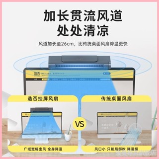 ♞,♘,♙usb螢幕風扇 護眼燈風扇 掛屏風扇辦公室宿舍電腦螢幕無
