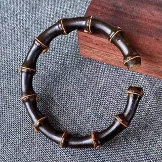 現貨速發 西藏雞血藤手環 手工紫竹根手鐲 多節雞血藤男女情侶款簡約手環 野生紫竹根騰滕鐲