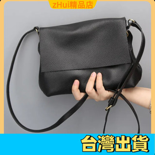 🥀2025新款多層收納真皮簡約女式單肩包 時尚百搭休閑牛皮 斜挎小方包 多巴胺穿搭-側揹包女-肩揹包-斜揹包-斜跨包-
