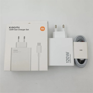 ♞,♘,♙小米120w充電器渦輪快速充電歐盟Gan適配器6A USB C型電纜，適用於Redmi Note 11 12