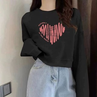 免運 秋天女裝 大學t 美式大學t 女裝 長袖上衣 短版上衣 衛衣 氣質女裝 女生衣著 大學生穿搭 流行女裝
