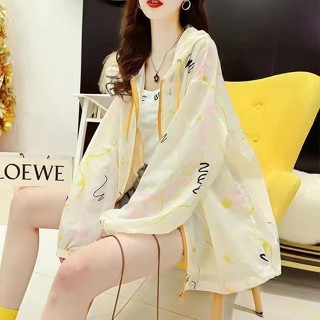 現貨 新品熱賣 女生寬鬆舒適連帽防曬外套 【店鋪熱銷】防曬衣女夏季新款少女學生百搭洋氣小外套透氣韓版寬鬆薄款上衣外套