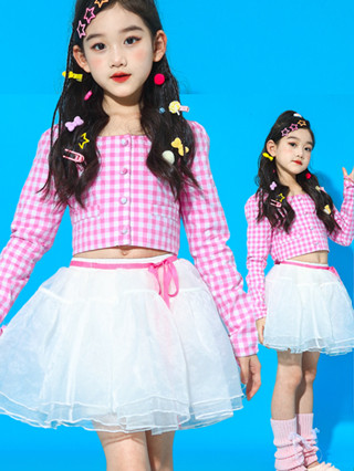 打歌服舞臺裝kpop女團表演服韓舞服裝女衣服套裝辣妹裝啦啦隊ive