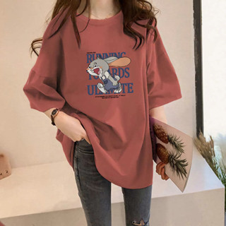 大尺碼上衣 大碼女裝 大尺碼夏天 特大碼女裝 特大碼寬松圓領短袖t恤女300斤胖妹妹洋氣減齡上衣夏季中長款