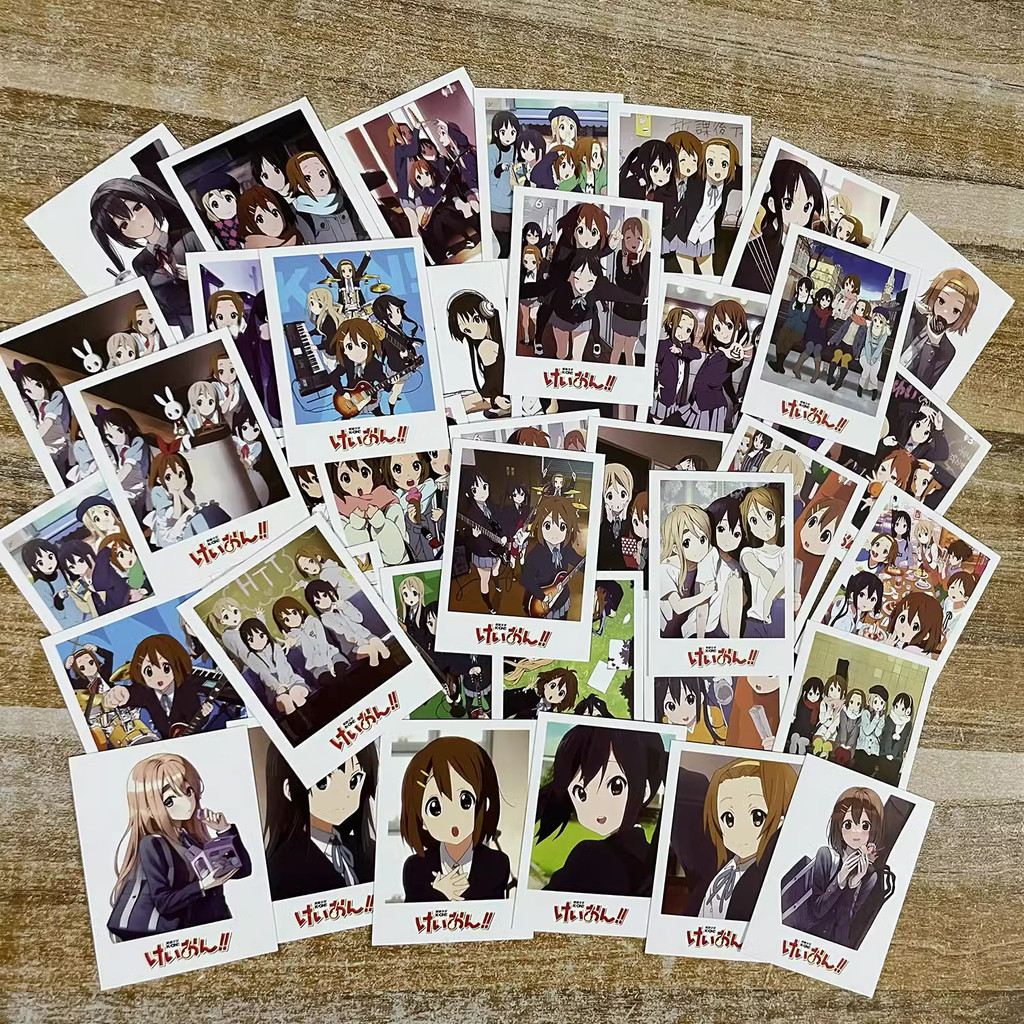 ACG商城 - K-ON！輕音部 lomo卡 平澤唯秋山澪琴吹䌷 動漫二次元周邊 留言賀卡 生日禮物