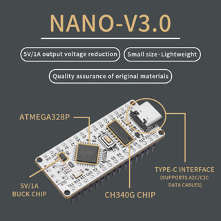 ♞,♘,,相容arduino Nano V3.0 CH340G 改進型Atmega328P開發板Type-C介面